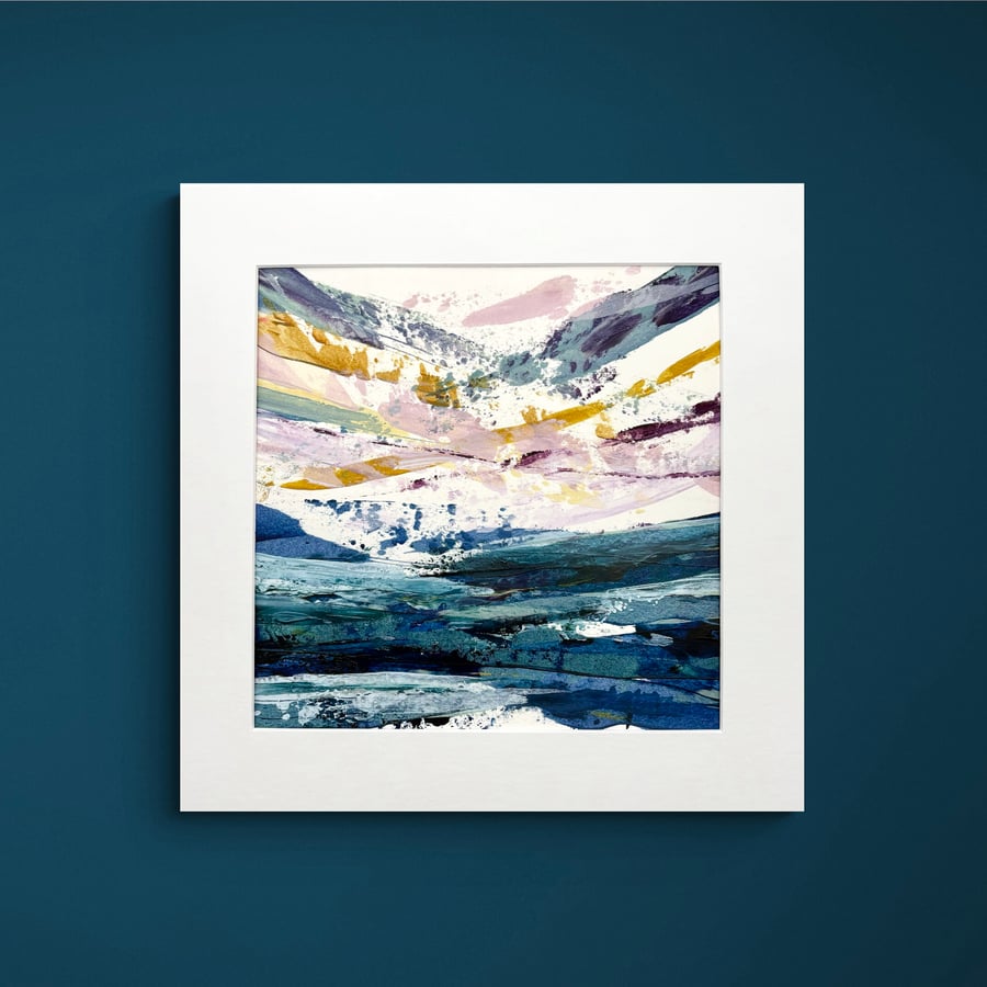 Original Seascape Painting - A Blaze of Glory