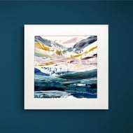 Original Seascape Painting - A Blaze of Glory