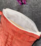 Book Sleeve, Cover, Pouch Orange Retro pattern Padded - Image 2