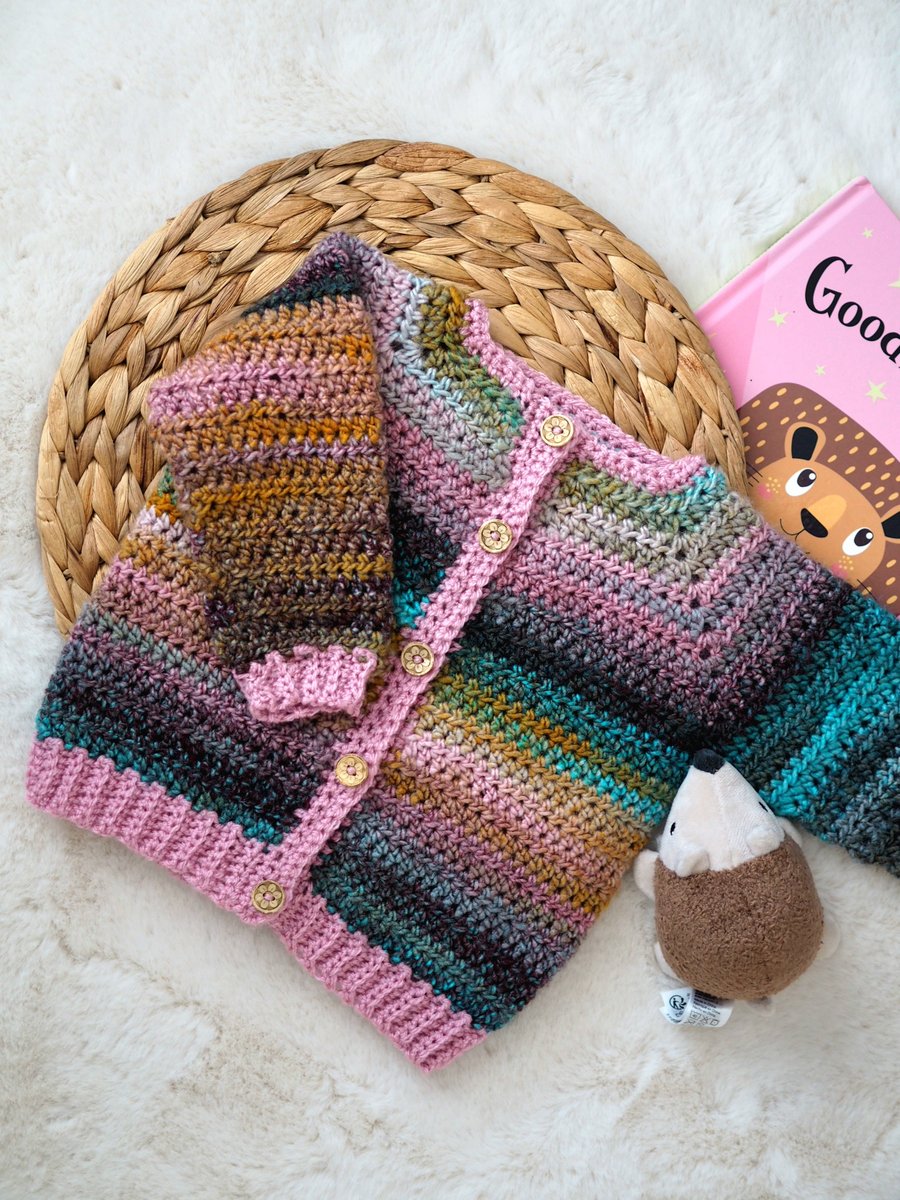 Colourful kids cardigan 12-18 months