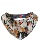 Reversible Dog Bandana.  Medium Dog.