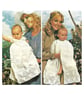 VINTAGE KNITTING PATTERN Babies Christening Robe