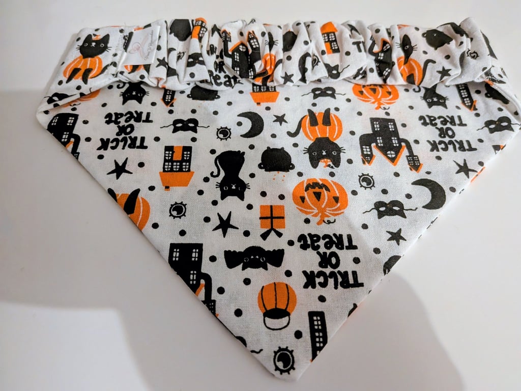 Handmade Halloween Bandana for your Pooch