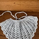 Hand Crocheted dribble bibs set of 3 