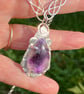 Silver and Blue John Amulet - Image 4