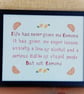 Handmade Framed Cross Stitch – Life Has Never Given Me Lemons 
