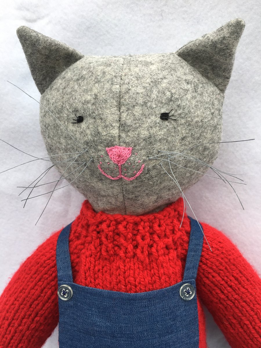 Cute Heirloom Cat Doll