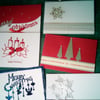 Packs of 6 Christmas cards 