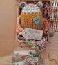 Handmade Knitted Frog named Barley – One of a Kind Frog Ornament Whimsical Gift - Image 4