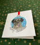 Pug bauble- starry - Image 2