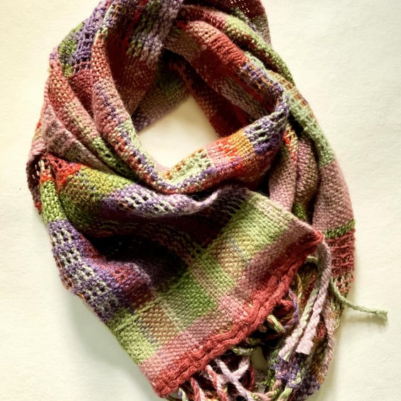 Handwoven Pure Wool Scarf