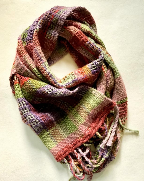 Handwoven Pure Wool Scarf