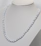 Blue Lace Agate Necklace with Sterling Silver - Image 3