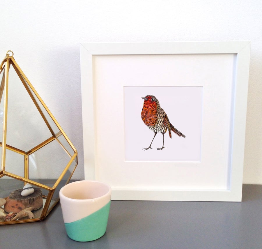 'Robin Love' Limited Edition Framed Print