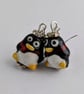Glass penguin earrings - Image 2