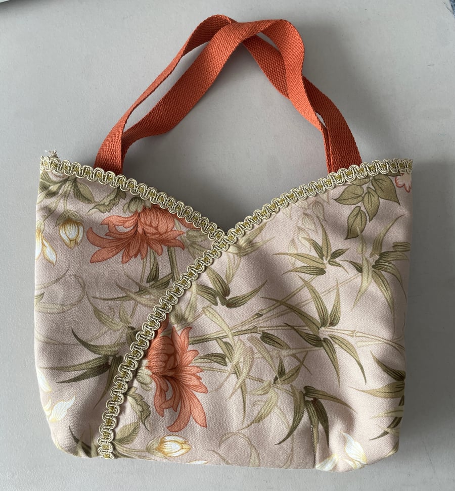 Handmade Floral Print Bag