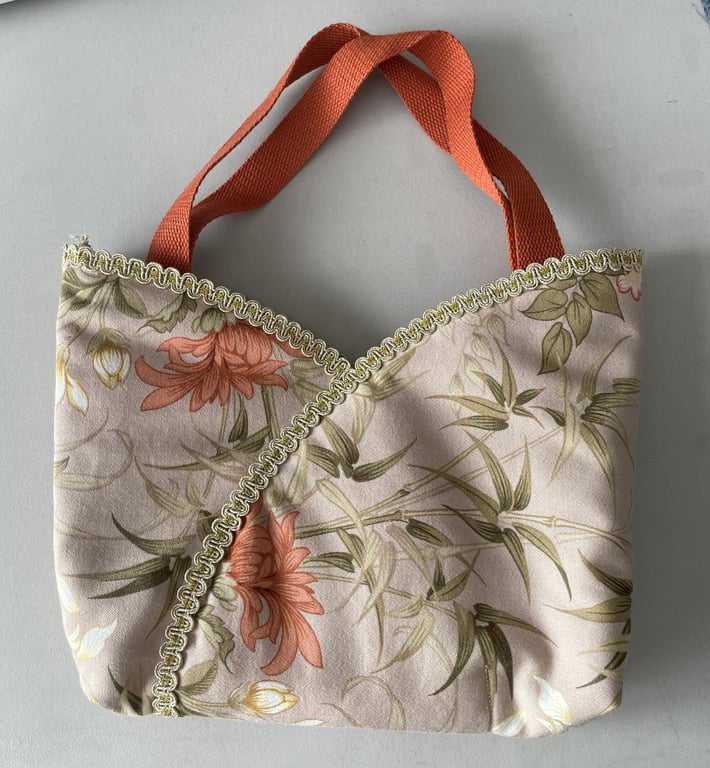 Handmade Floral Print Bag
