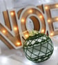 Christmas bauble Green Vintage Style, K1 - Image 2