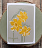 March Birth Flower Card, Jonquil, Birthday Card, Floral Greeting Cards, Botani - Image 4