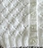 16" White Sparkle Round Neck Lace Cardigan - Image 2