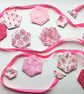 Bunting - pink patchwork style - Image 4