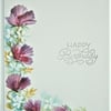 original hand painted Birthday card ( ref F 308)