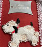  tartan birthday dog card - Image 2