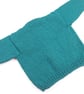 Hand knitted sea green  baby boy girl cardigan  0 - 3 months round neck - Image 5