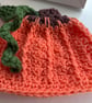 Newborn Pumpkin Beanie Handmade Crochet 