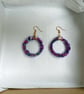 Purple Boho Earrings - Image 3