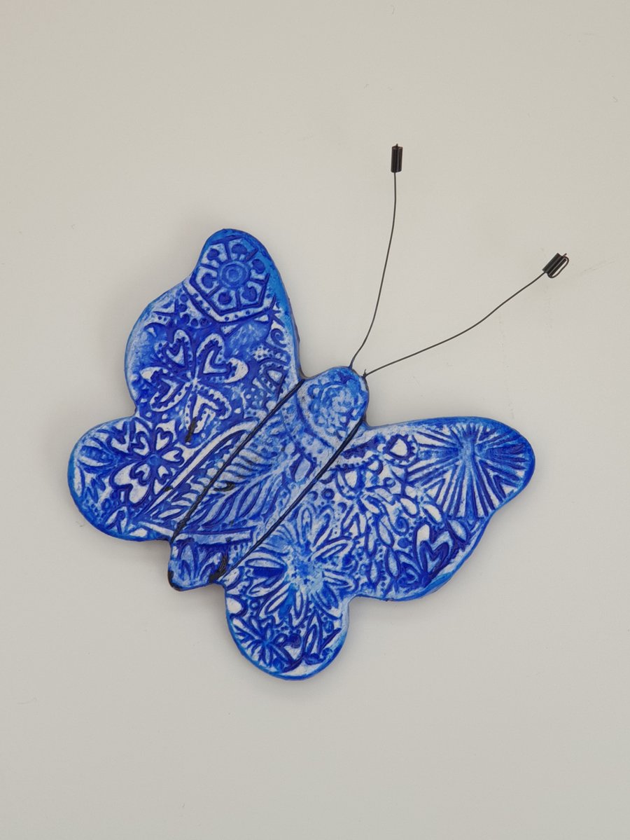 Butterfly fridge magnet, kitchen decor, gift for her