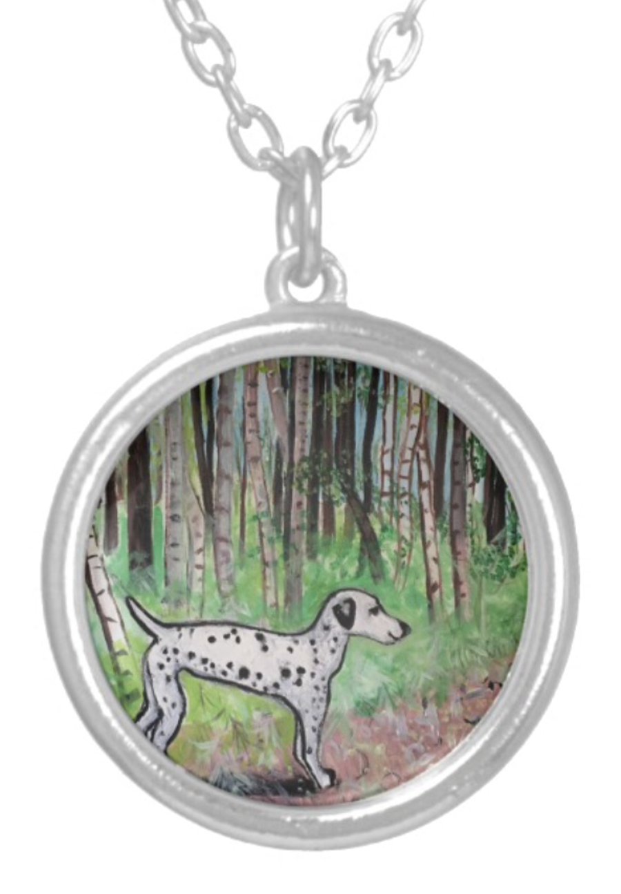 Beautiful Pendant featuring the design ‘Pathway Through The Woods’
