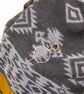 Copper Shawl Pin - Festive Wreath with Garnet & Agate - Image 9