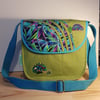 Shoulder bag ,Chameleon lime green