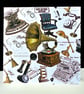Father’s Day- Antique Office Card  - Image 1
