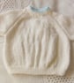 Baby's Romper and Jumper Set, Hand Knitted Baby Outfit, Baby Shower Gift - Image 2