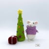 RESERVED Mouse, Primrose, needle felted by Lily Lily Handmade