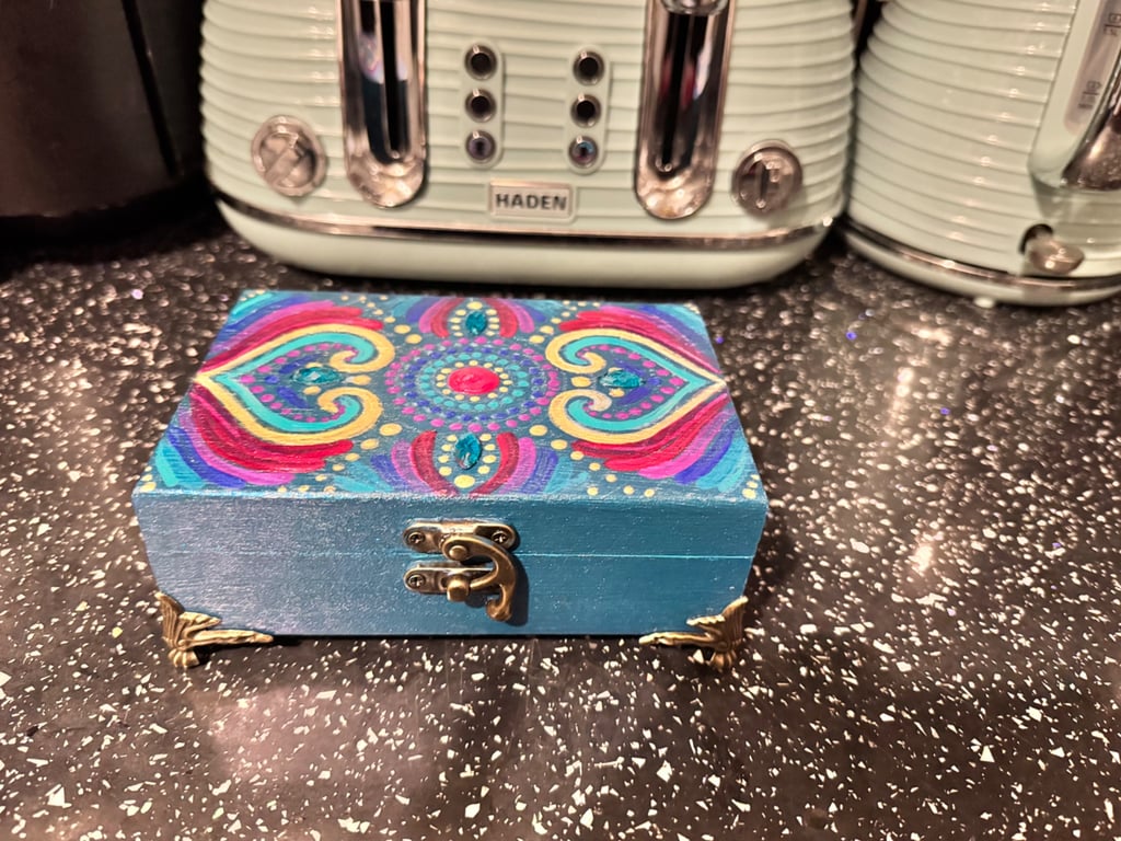 Hand painted box 