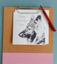 German Shepherd Dog Print Card - personalised card, custom card, GSD, alsation  - Image 8