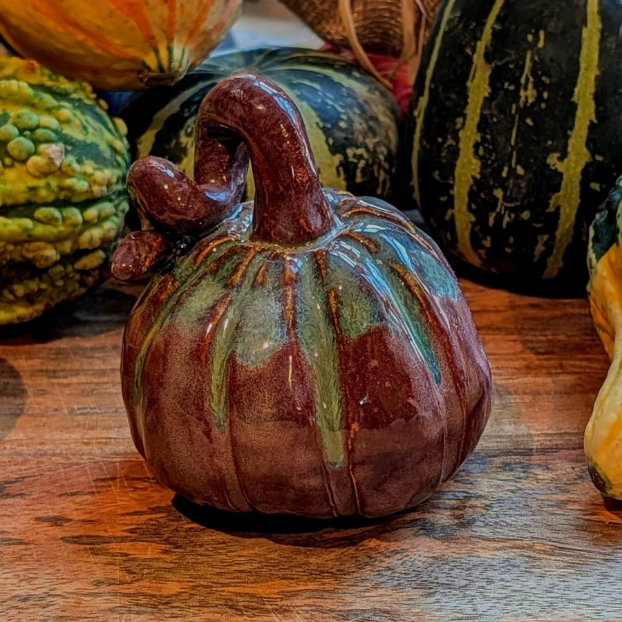 Ceramic Autumnal Pumpkin