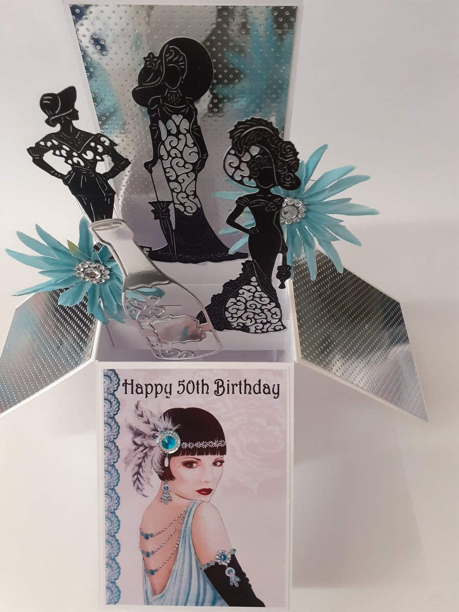 Ladies 50th Birthday Card