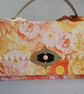 Handbag Style Gift Box - Orange, Yellow and Pink Blooms with Golden Highlights  - Image 8