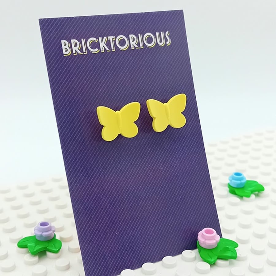 Lego Butterfly Earrings