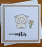 Pack of 3 Mini Easter Cards - Sheep - Fawn Polka Dots - Image 2