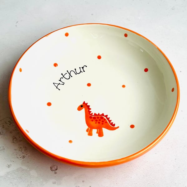 Personalised Dinosaur Pasta Rice Bowl