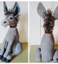Little Grey Donkey Doorstop  - Image 1