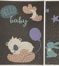 New Baby Gift Set – Handmade Card, Gift Tag & Wooden Keepsake - Image 5