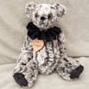 Plush Bear, one of a kind collectable artist bear, faux fur teddy bear 
