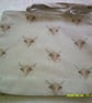 Highland Cow Heads on Beige Fabric Bag