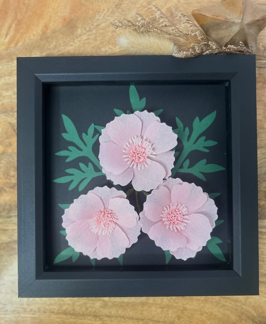 Crepe paper flower picture